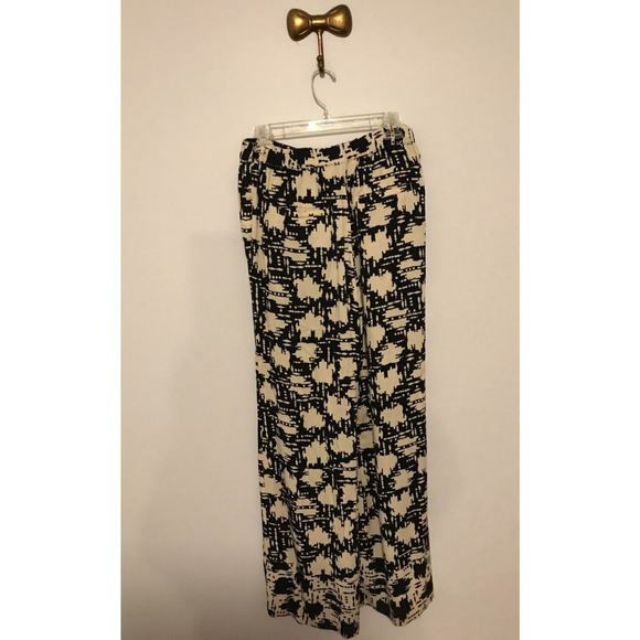 Anthropologie Lilka Prescott Rayon Printed Wide Leg Pants - Size Small - Picture 1 of 12